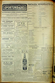 Página do jornal Unitário de março de 1954