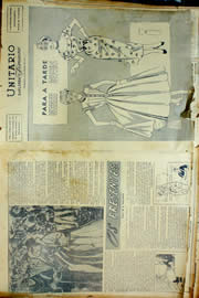 Página do jornal Unitário de março de 1954