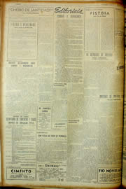 Página do jornal Unitário de março de 1954