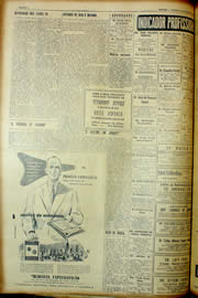 Página do jornal Unitário de março de 1954