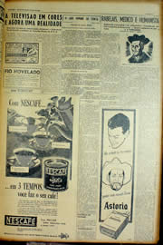 Página do jornal Unitário de março de 1954