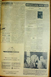 Página do jornal Unitário de março de 1954