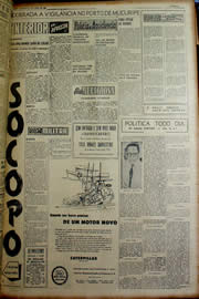 Página do jornal Unitário de abril de 1954