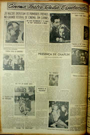 Página do jornal Unitário de abril de 1954