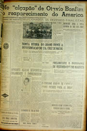Página do jornal Unitário de abril de 1954