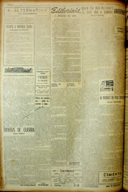 Página do jornal Unitário de abril de 1954