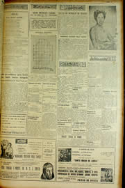Página do jornal Unitário de abril de 1954