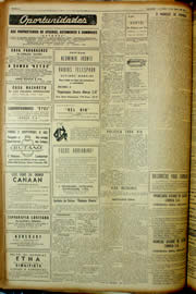 Página do jornal Unitário de abril de 1954