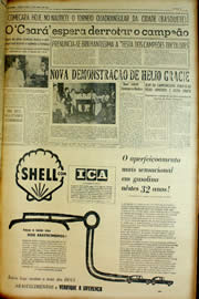 Página do jornal Unitário de abril de 1954