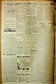 Página do jornal Unitário de abril de 1954