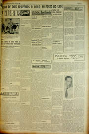 Página do jornal Unitário de abril de 1954