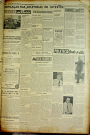 Página do jornal Unitário de abril de 1954