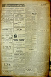 Página do jornal Unitário de abril de 1954