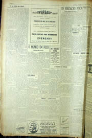 Página do jornal Unitário de maio de 1954