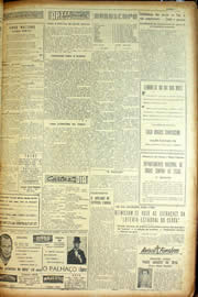 Página do jornal Unitário de maio de 1954