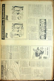 Página do jornal Unitário de maio de 1954