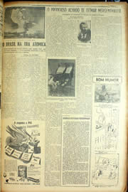 Página do jornal Unitário de maio de 1954