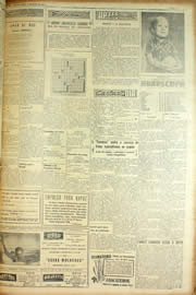 Página do jornal Unitário de maio de 1954