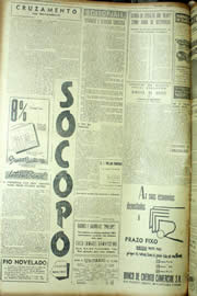 Página do jornal Unitário de maio de 1954