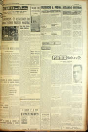 Página do jornal Unitário de maio de 1954