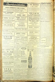 Página do jornal Unitário de maio de 1954