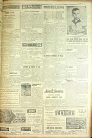 Página do jornal Unitário de maio de 1954