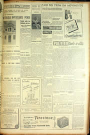 Página do jornal Unitário de maio de 1954