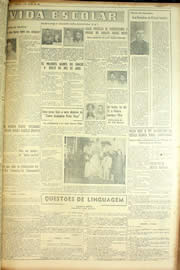 Página do jornal Unitário de junho de 1954