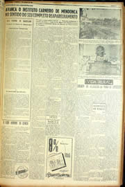 Página do jornal Unitário de junho de 1954