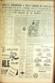 Página do jornal Unitário de junho de 1954