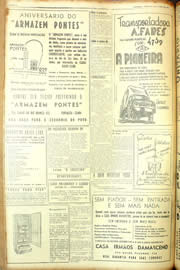 Página do jornal Unitário de junho de 1954