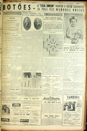 Página do jornal Unitário de junho de 1954