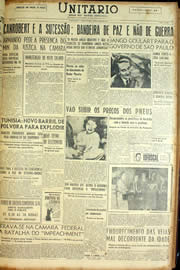 Página do jornal Unitário de junho de 1954