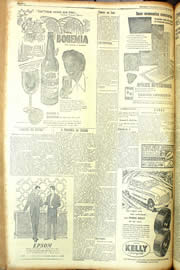 Página do jornal Unitário de junho de 1954
