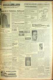Página do jornal Unitário de junho de 1954