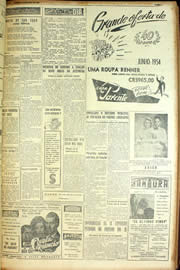 Página do jornal Unitário de junho de 1954