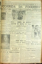 Página do jornal Unitário de junho de 1954