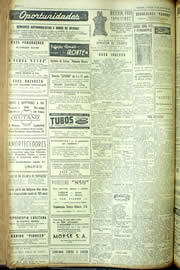 Página do jornal Unitário de junho de 1954