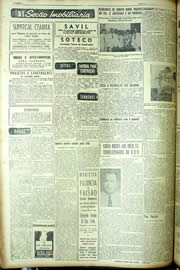 Página do jornal Unitário de julho de 1954
