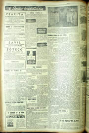 Página do jornal Unitário de julho de 1954