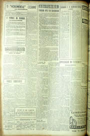 Página do jornal Unitário de julho de 1954