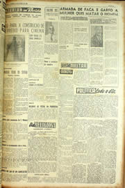 Página do jornal Unitário de julho de 1954