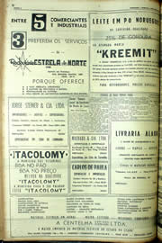 Página do jornal Unitário de julho de 1954