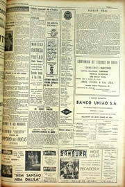 Página do jornal Unitário de julho de 1954