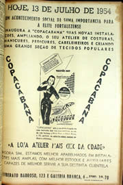 Página do jornal Unitário de julho de 1954