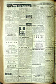 Página do jornal Unitário de julho de 1954