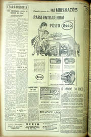 Página do jornal Unitário de julho de 1954