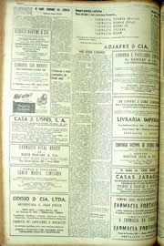 Página do jornal Unitário de julho de 1954