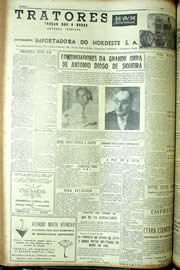 Página do jornal Unitário de julho de 1954