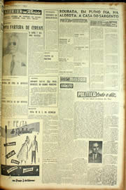 Página do jornal Unitário de julho de 1954